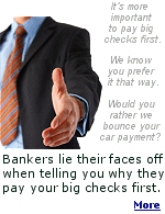 Banks will come up with all kinds of lame reasons why they now pay your biggest checks first. But, the facts are, they started doing it to dramatically increase overdraft income.